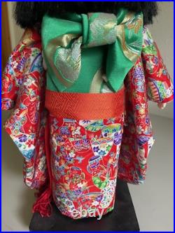 Japanese Ichimatsu Doll by Yamazaki 16 Kimono Girl on Stand Vintage Japan Japanese Ichimatsu Doll by Yamazaki 16 Kimono Girl on Stand Vintage Japan