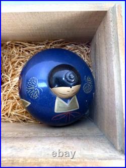 Japanese Kokeshi Dolls Nin no Tamago Eggs of Benevolence Vintage Japan with Box