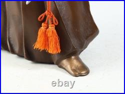 Japanese Old Vintage Samurai Metal Figure -GREAT SAMURAI Mori Tahei