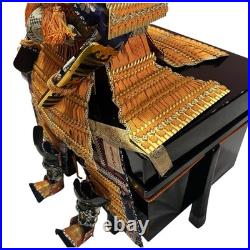 Japanese Samurai Armor Kyugetsu Yoroi Doll Set with Kabuto Ningyo Japan Vintage