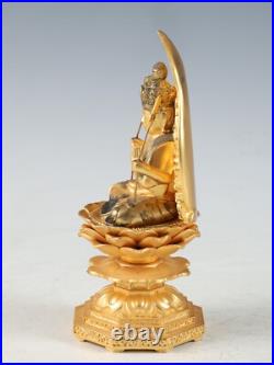 Japanese Vintage Buddhism -Senju Kannon Bodhisattva- High Quality Iron Figure