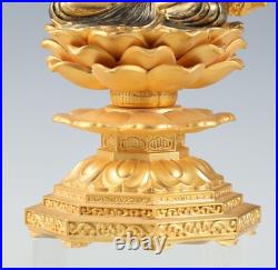 Japanese Vintage Buddhism -Senju Kannon Bodhisattva- High Quality Iron Figure