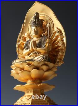 Japanese Vintage Buddhism -Senju Kannon Bodhisattva- High Quality Iron Figure