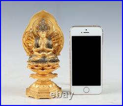 Japanese Vintage Buddhism -Senju Kannon Bodhisattva- High Quality Iron Figure