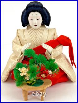 Japanese Vintage Dolls Set Three Court Ladies Hinamatsuri