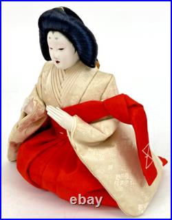 Japanese Vintage Dolls Set Three Court Ladies Hinamatsuri