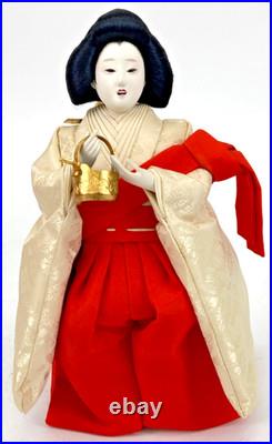 Japanese Vintage Dolls Set Three Court Ladies Hinamatsuri