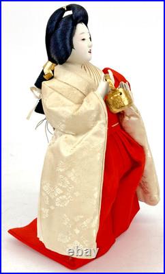 Japanese Vintage Dolls Set Three Court Ladies Hinamatsuri