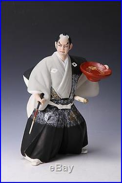 Japanese Vintage Hakata Clay Doll -Great Samurai Mori Tahei-