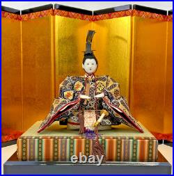 Japanese Vintage Hina Dolls Emperor Empress Artisan Craft Tradition History Cult