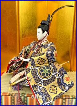 Japanese Vintage Hina Dolls Emperor Empress Artisan Craft Tradition History Cult