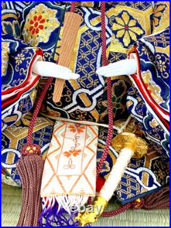 Japanese Vintage Hina Dolls Emperor Empress Artisan Craft Tradition History Cult