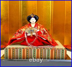 Japanese Vintage Hina Dolls Emperor Empress Artisan Craft Tradition History Cult