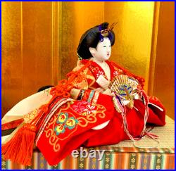 Japanese Vintage Hina Dolls Emperor Empress Artisan Craft Tradition History Cult