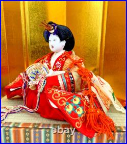 Japanese Vintage Hina Dolls Emperor Empress Artisan Craft Tradition History Cult