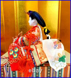 Japanese Vintage Hina Dolls Emperor Empress Artisan Craft Tradition History Cult