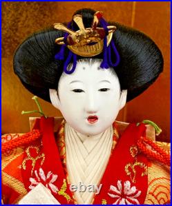 Japanese Vintage Hina Dolls Emperor Empress Artisan Craft Tradition History Cult