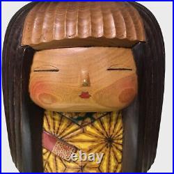 Japanese Vintage Kokeshi Doll by master Tatsuo Kato Sato no Ko