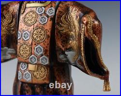 Japanese Vintage Noh Dancer Metal Figure -Okina- Tsushima Japanese Vintage Noh Dancer Metal Figure -Okina- Tsushima