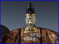 Japanese Vintage Noh Dancer Metal Figure -Okina- Tsushima Japanese Vintage Noh Dancer Metal Figure -Okina- Tsushima