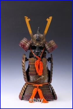 Japanese Vintage Samurai Early-generation Small Metal Figure Tsushima Shogun