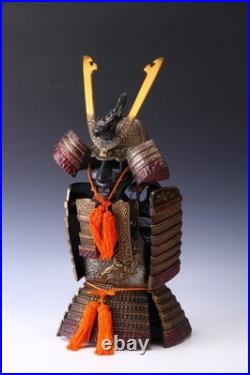 Japanese Vintage Samurai Early-generation Small Metal Figure Tsushima Shogun