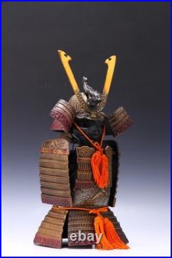 Japanese Vintage Samurai Early-generation Small Metal Figure Tsushima Shogun