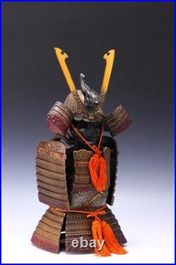 Japanese Vintage Samurai Early-generation Small Metal Figure Tsushima Shogun