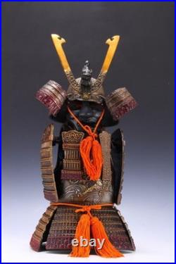 Japanese Vintage Samurai Early-generation Small Metal Figure Tsushima Shogun