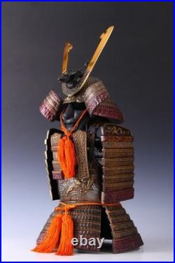 Japanese Vintage Samurai Early-generation Small Metal Figure Tsushima Shogun