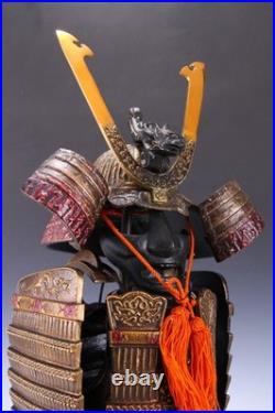Japanese Vintage Samurai Early-generation Small Metal Figure Tsushima Shogun