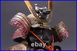 Japanese Vintage Samurai Early-generation Small Metal Figure Tsushima Shogun