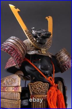 Japanese Vintage Samurai Early-generation Small Metal Figure Tsushima Shogun
