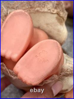 Japanese Vintage Sekiguchi Dolls 8 pcs Soft Vinyl 1970