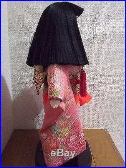 Japanese Vtg. ICHIMATSU Girl 17.7''(45cm)Tall/Sakura, Ume, Kiku, Momiji KIMONO Doll