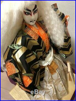 Japanese tradition antique Vintage Kabuki doll figure Very rare F/S from japan