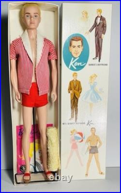 KEN DOLL Mattel Vintage #750 Flocked Blonde Hair in Original 1961 Box KEN DOLL Mattel Vintage #750 Flocked Blonde Hair in Original 1961 Box