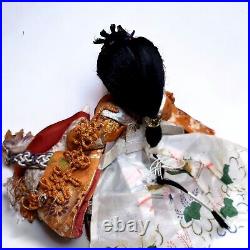 KIMONO Hina-Ningyo Japanese Doll Empress Figure Vintage Traditional Handicraft