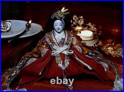 KIMONO Hina-Ningyo Japanese Doll Empress Figure Vintage Traditional Handicraft
