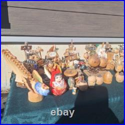 KOKESHI Mini Creative Jpanese Vintage Wooden Doll set Lot Bulk Japan #8