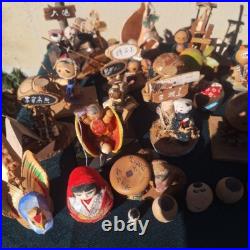 KOKESHI Mini Creative Jpanese Vintage Wooden Doll set Lot Bulk Japan #8