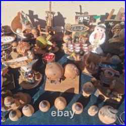 KOKESHI Mini Creative Jpanese Vintage Wooden Doll set Lot Bulk Japan #8