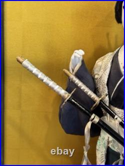 Kabuki Actor Japanese Theatre Period Doll Antique 15 Case Included