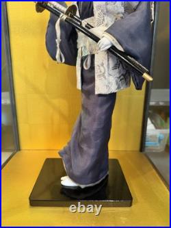 Kabuki Actor Japanese Theatre Period Doll Antique 15 Case Included