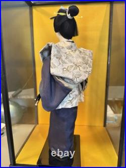Kabuki Actor Japanese Theatre Period Doll Antique 15 Case Included