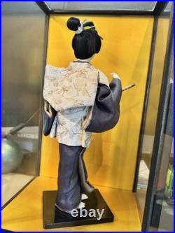 Kabuki Actor Japanese Theatre Period Doll Antique 15 Case Included