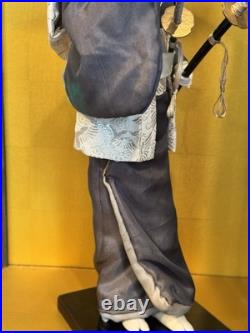 Kabuki Actor Japanese Theatre Period Doll Antique 15 Case Included