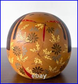 Kishi Sadao Kokeshi Doll Vintage Wooden Figure Handmade Authentic Rare