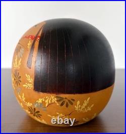 Kishi Sadao Kokeshi Doll Vintage Wooden Figure Handmade Authentic Rare