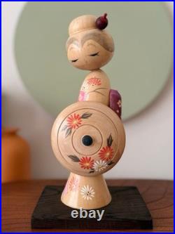 Kishi Sadao Kokeshi Modern Masterpiece Doll 21cm Authentic Vintage Rare